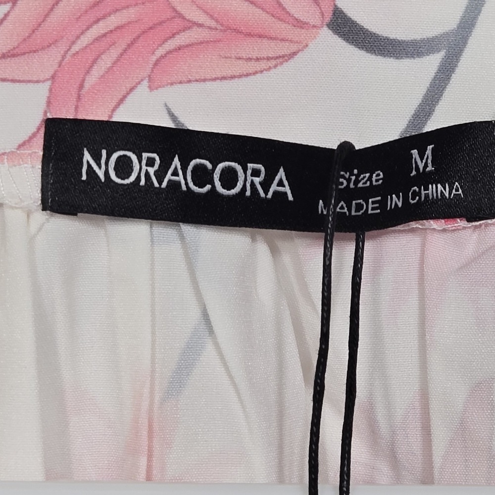 Nora Cora Women's Long‎ Sleeve Floral Print Button Down Blouse Size M - Picture 5 of 7